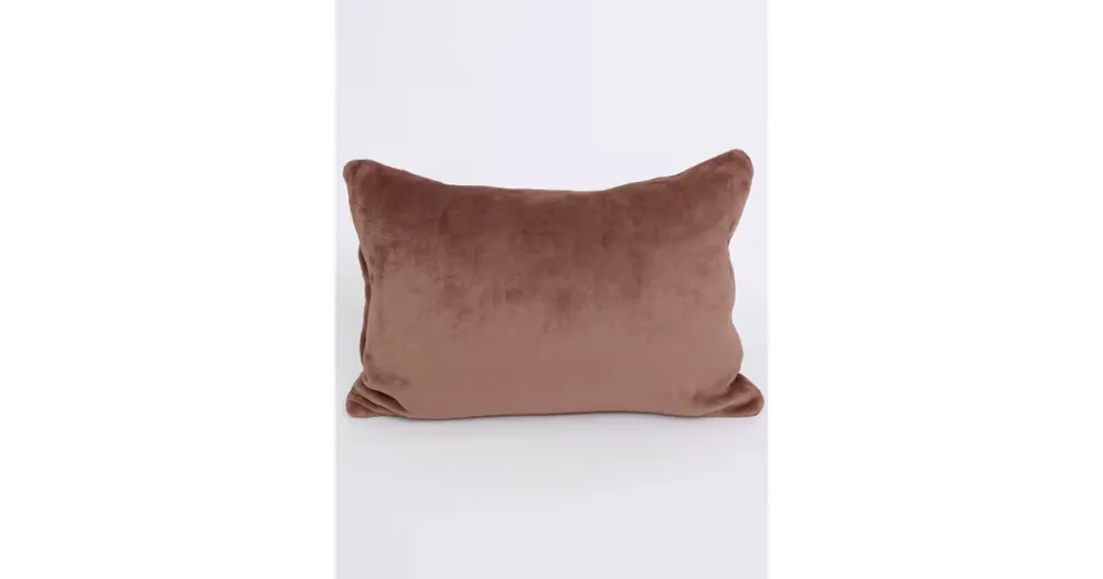 Vrácení Zdarma Povlak na polštář mikroplyš 40 x 60 cm - Laura mocha mousse