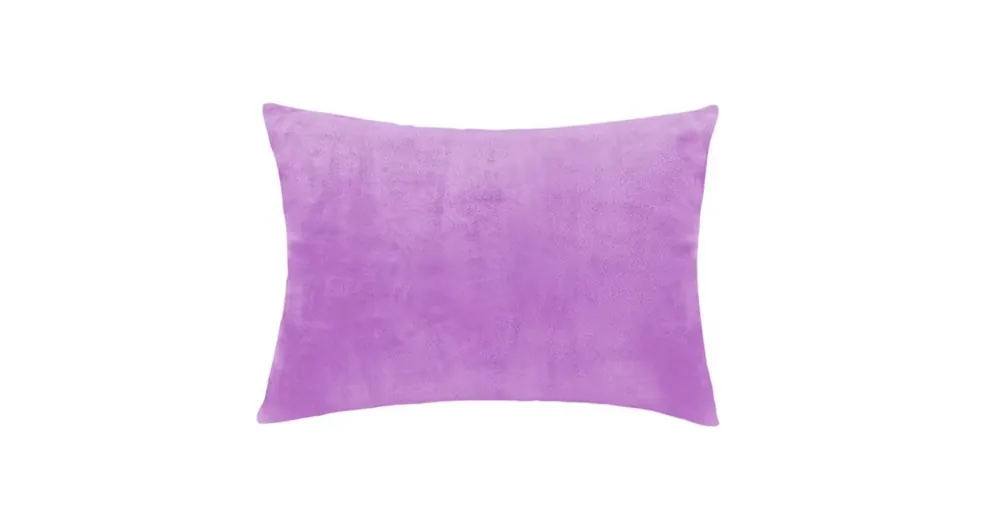 Levný POVLAK NA POLŠTÁŘ mikroplyš 40x60cm - fialový