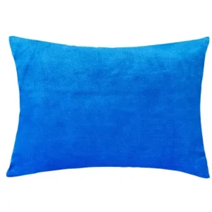Povlak na polštář mikroplyš 40 × 60 cm – modrý Expresní Doručení
