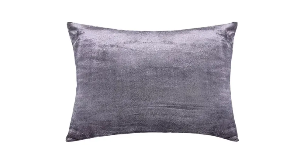 Horká Nabídka Povlak na polštář mikroplyš 40 × 60 cm – tmavě šedý