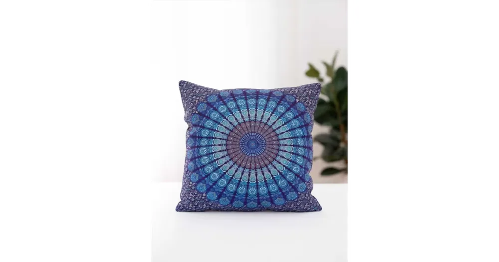 Povlak na polštář mikroplyš 45 x 45 cm - Mandala 1 Vysoce Kvalitní