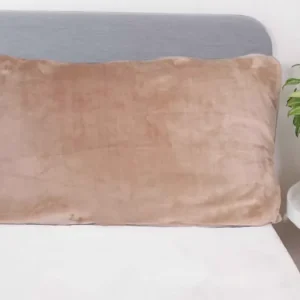 Výhodná Nabídka Povlak na polštář mikroplyš 50 x 70 cm - Laura hnědá