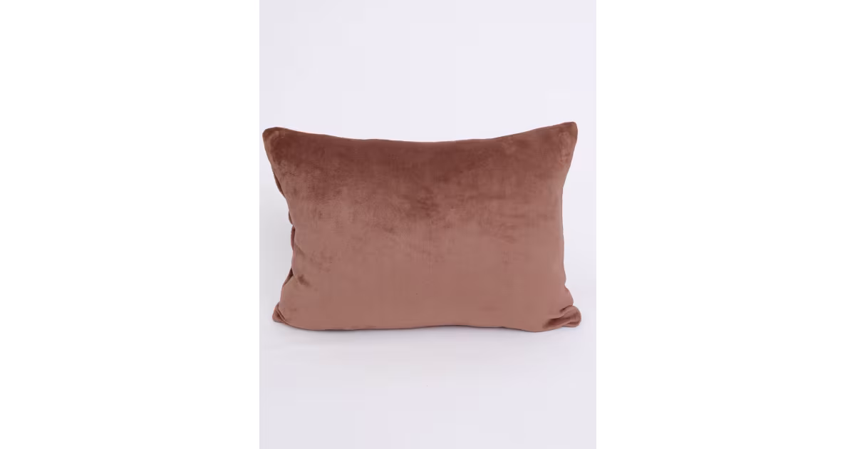 Expresní Doručení Povlak na polštář mikroplyš 70 x 90 cm - Laura mocha mousse