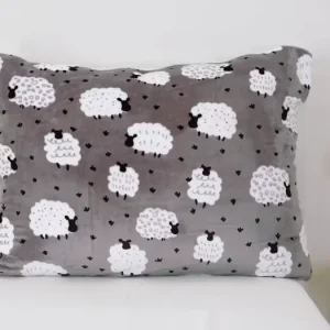 Povlak na polštář mikroplyš 70 x 90 cm - Ovečky Nejprodávanější