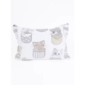 Top Prodej Povlak na polštář mikroplyš Exclusive 40 x 60 cm - Kočičky v kapse
