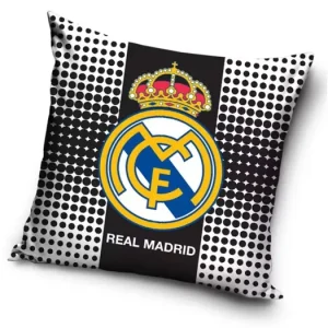 Povlak na polštářek 40 × 40 cm – Real Madrid Black Dots Oblíbený