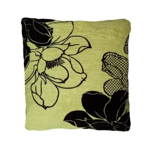 Akční Nabídka POVLAK NA POLŠTÁŘEK 40x40cm Flower zelený
