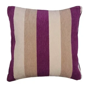 POVLAK NA POLŠTÁŘEK 40x40cm Pruhy fialové Must-Have