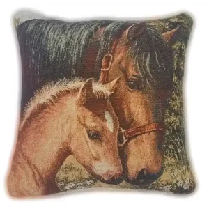 Povlak na polštářek 45x45cm - KONĚ Zlevněný