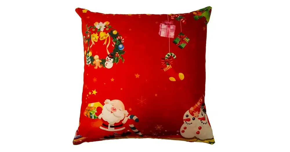 Objednat Nyní POVLAK NA POLŠTÁŘEK 45x45cm Santa červený
