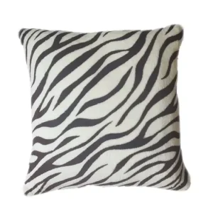 Vysoce Kvalitní POVLAK NA POLŠTÁŘEK mikroplyš 40x40cm - Zebra