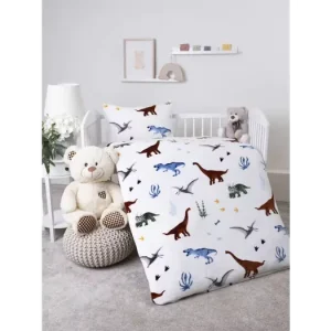 Povlečení mikroplyš do postýlky Exclusive - Dinosauři Ověřený