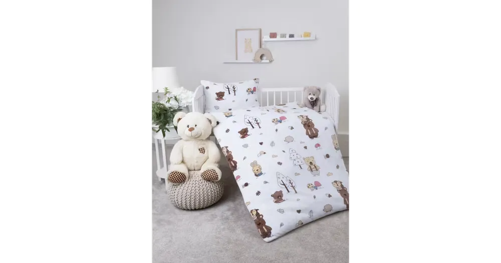 Povlečení mikroplyš do postýlky Exclusive - Forest Jen Po Omezenou Doba