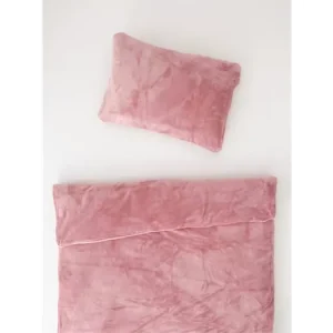 Povlečení mikroplyš do postýlky Exclusive - Laura starorůžová Nejlepší Volba