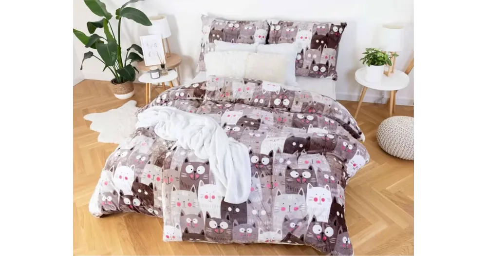 Omezená Nabídka Povlečení mikroplyš Exclusive – Cats