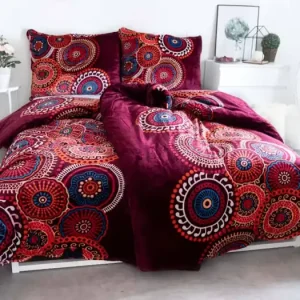 Pouze Dnes Povlečení mikroplyš Exclusive – Debora vínové