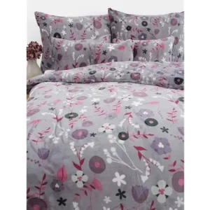 Povlečení mikroplyš Exclusive - Dora šedá Omezená Nabídka