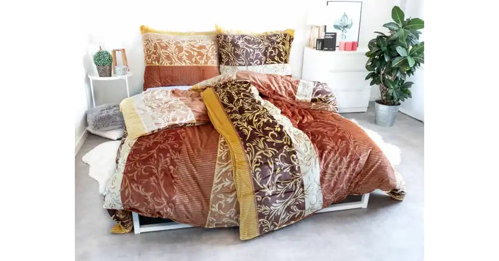 Poslední Šance Povlečení mikroplyš Exclusive – Eva hnědé
