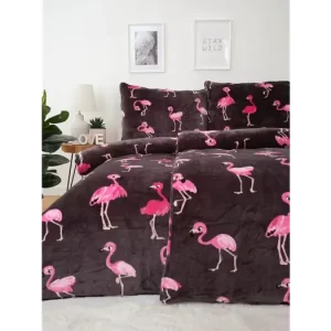 Povlečení mikroplyš Exclusive - Flamingos Originální