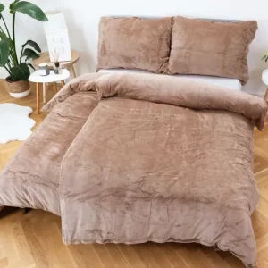 Povlečení mikroplyš Exclusive - Laura hnědá Výhodná Nabídka