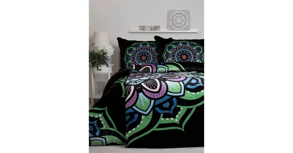 Povlečení mikroplyš Exclusive - Mandala zelená Super Cena