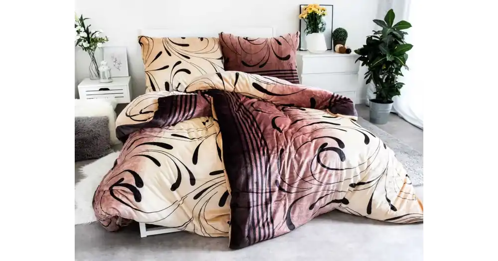 Sleva Povlečení mikroplyš Exclusive – Naomi hnědé