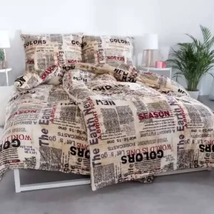 Nová Kolekce Povlečení mikroplyš Exclusive – Newspaper