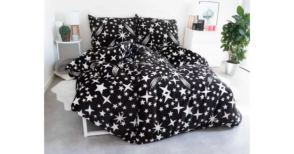 Povlečení mikroplyš Exclusive – Samira černé Must-Have