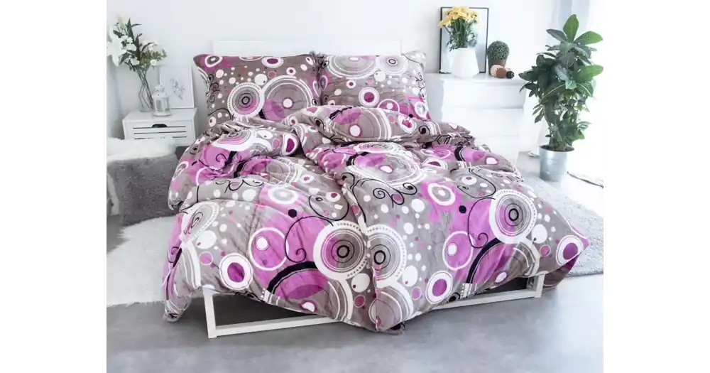 Víkendová Akce Povlečení mikroplyš Exclusive – Šárka lila
