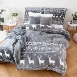 Přímo Od Výrobce Povlečení mikroplyš Exclusive – Sob grey