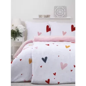Povlečení mikroplyš Exclusive - Srdíčka Cenová Bomba