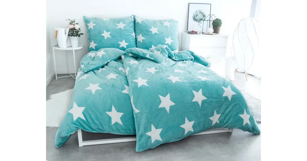 Nová Kolekce Povlečení mikroplyš Exclusive – Stars mint