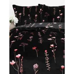 Přímo Od Výrobce Povlečení mikroplyš Exclusive - Vlčí máky černé