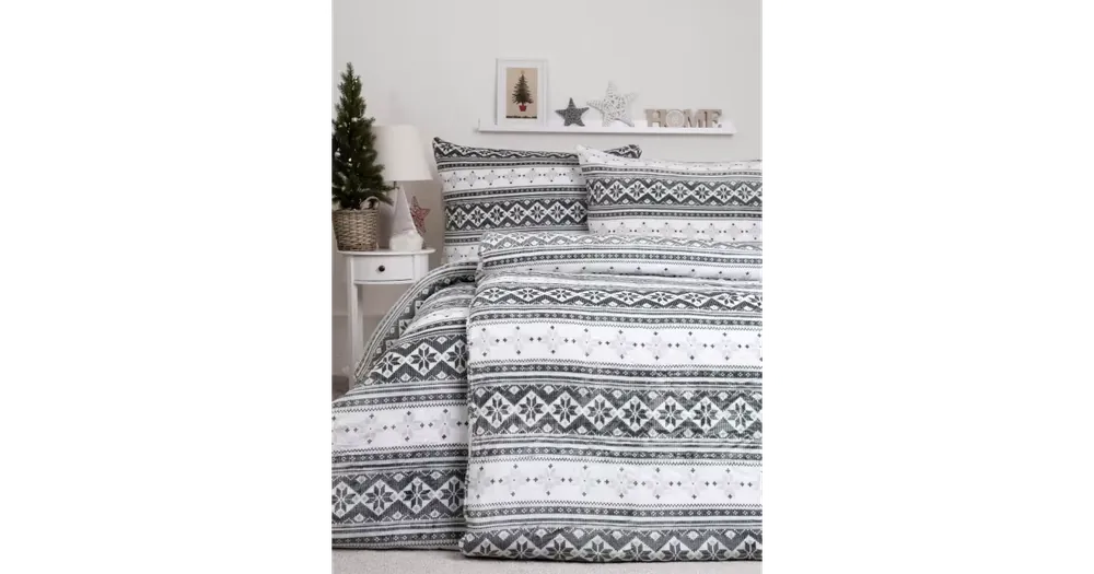 Vrácení Zdarma Povlečení mikroplyš Exclusive - Winter zelené