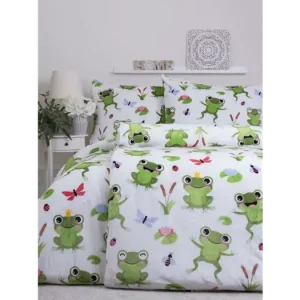 Výprodej Povlečení mikroplyš Exclusive - Žabky