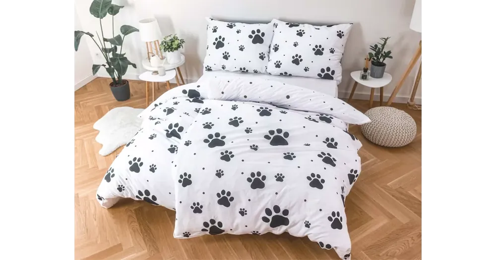 Povlečení pro dobrou věc – Tlapky bílé Kup Teď