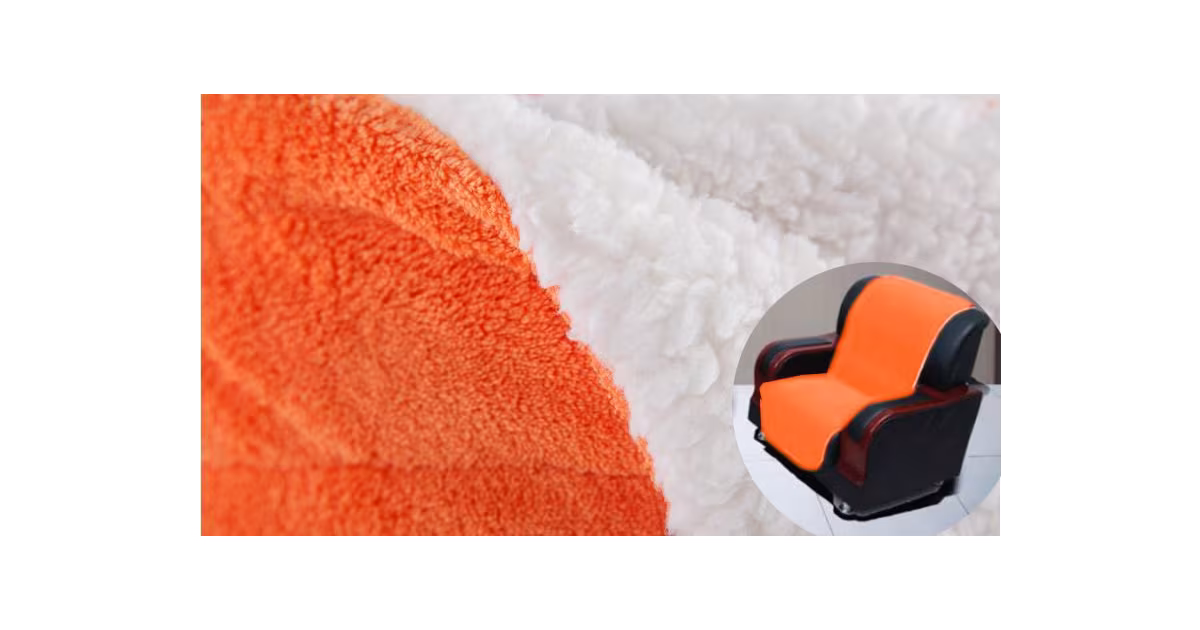 PŘEHOZ NA KŘESLO Beránek - oranžový Omezená Nabídka