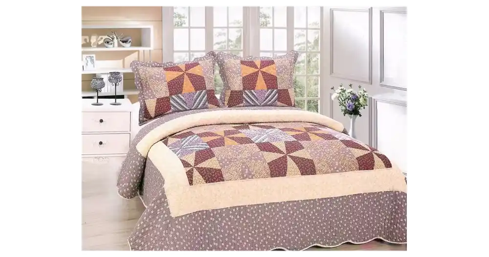 PŘEHOZ NA POSTEL 230x250cm + 2 polštáře - Dario Nejlepší Volba