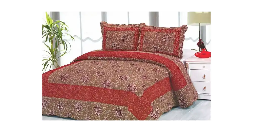 Výprodej PŘEHOZ NA POSTEL 230x250cm + 2 polštáře - Lucy