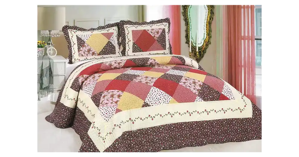 Cenový Hit PŘEHOZ NA POSTEL 230x250cm + 2 polštáře - Rene