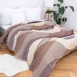 Dokud Zásoby Vydrží Přehoz na postel – Agnes hnědá 220 × 240 cm