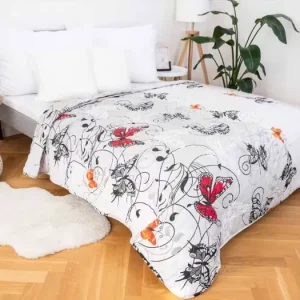 Přehoz na postel – Karolína šedá 220 × 240 cm Jen Po Omezenou Doba