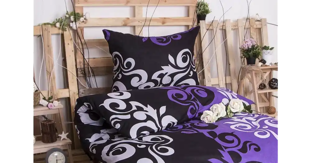 Rychlé Dodání PRODLOUŽENÉ BAVLNĚNÉ POVLEČENÍ Exclusive - Sabina fialová