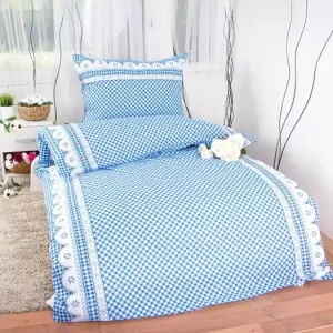 Víkendová Akce PRODLOUŽENÉ BAVLNĚNÉ POVLEČENÍ - Malvina modrá