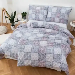 Prodloužené bavlněné povlečení Renforce – Ceramica pudrové Cenový Hit