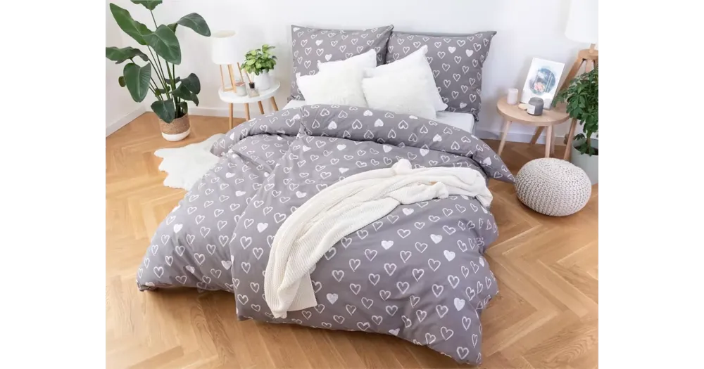 Odeslání Ihned Prodloužené bavlněné povlečení Renforcé – Clarity šedo-hnědé