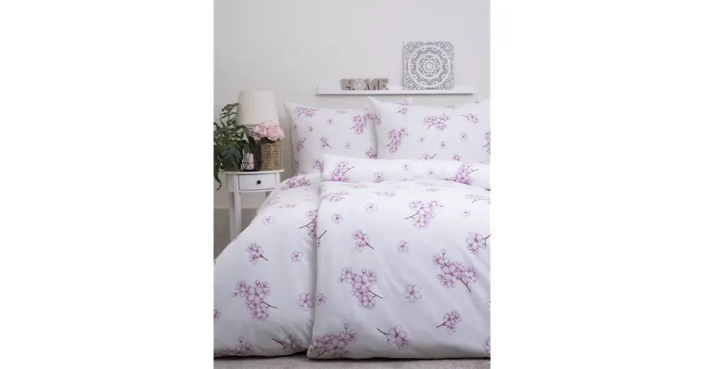 Prodloužené bavlněné povlečení Renforcé - Sakura Speciální Cena