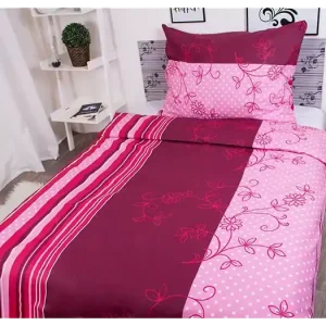PRODLOUŽENÉ BAVLNĚNÉ POVLEČENÍ - Rustika vínová Originální