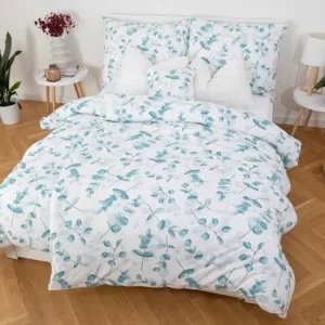 Prodloužené povlečení Mako jersey – Eukalyptus Vysoce Kvalitní