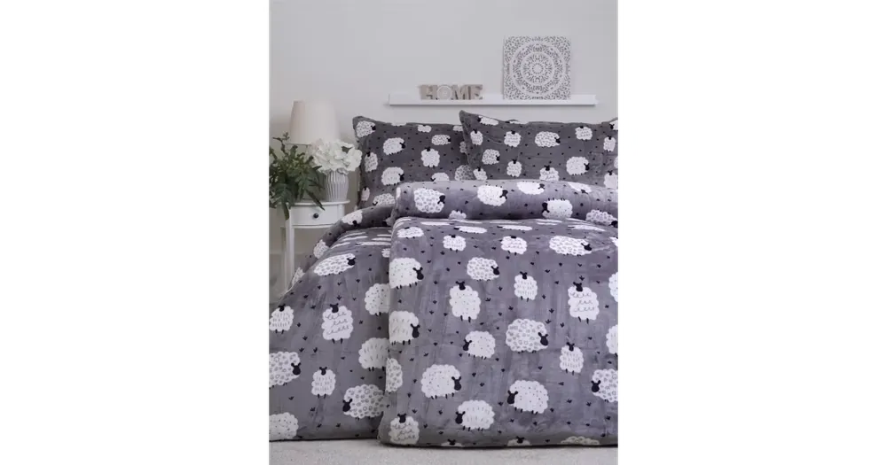 Prodloužené povlečení mikroplyš Exclusive - Ovečky Omezená Nabídka